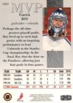 1996-97 Collector's Choice MVP #UD19 Patrick Roy