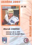 2003-04 OFS Utkání hvězd #H35 Marek Zadina