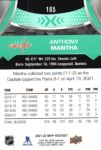 2021-22 Upper Deck MVP Ice Battles #IB185 Anthony Mantha