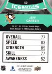 2021-22 Upper Deck MVP Ice Battles #IB52 Jeff Carter