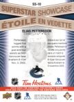 2023-24 Upper Deck Tim Hortons Superstar Showcase #SS10 Elias Pettersson