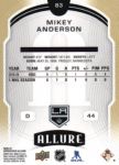 2020-21 Upper Deck Allure #83 Mikey Anderson RC
