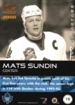1999-00 Paramount Ice Advantage #19 Mats Sundin