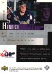 1999-00 UD Prospects #11 Michael Henrich