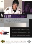 1999-00 UD Prospects #20 Mike Van Ryn