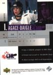 1999-00 UD Prospects #62 Simon Lagace-Daigle