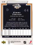 2006-07 Upper Deck Victory #113 Kimmo Timonen