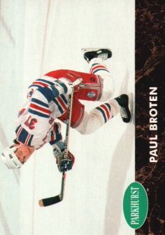 1991-92 Parkhurst #336 Paul Broten