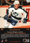 1991-92 Pro Set Platinum #115 Gary Leeman