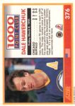 1991-92 Score American #376 Dale Hawerchuk 1000