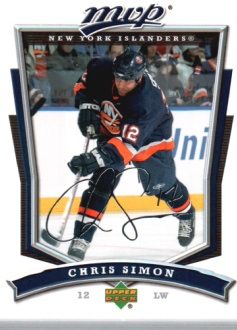 2007-08 Upper Deck MVP #146 Chris Simon