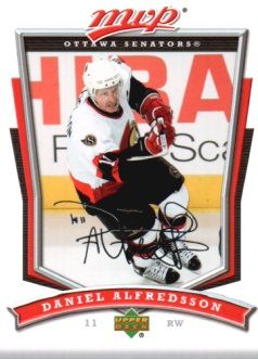 2007-08 Upper Deck MVP #258 Daniel Alfredsson
