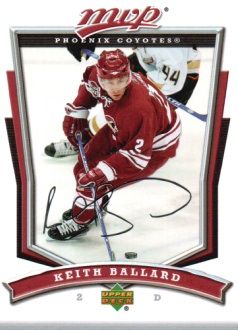 2007-08 Upper Deck MVP #85 Keith Ballard
