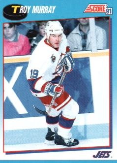 1991-92 Score Canadian Bilingual #585 Troy Murray