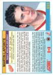 1991-92 Score Canadian Bilingual #655 Martin Lapointe