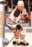 1992-93 Pro Set #56 Craig Simpson