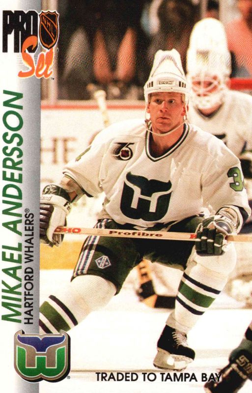 1992-93 Pro Set #65 Mikael Andersson UER