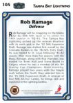 1992-93 Upper Deck #105 Rob Ramage