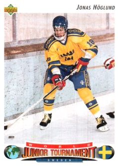 1992-93 Upper Deck #222 Jonas Hoglund RC