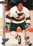 1992-93 Pro Set #158 Jeff Brown