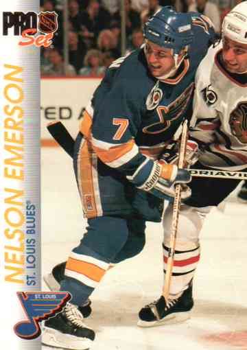 1992-93 Pro Set #161 Nelson Emerson