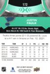 2021-22 Upper Deck MVP #172 Justin Faulk