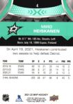 2021-22 Upper Deck MVP #4 Miro Heiskanen