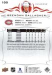 2018-19 Upper Deck #100 Brendan Gallagher