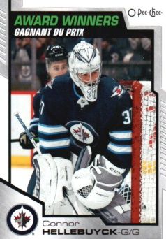 2020-21 O-Pee-Chee #602 Connor Hellebuyck AW Upper Deck