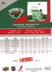 2010-11 Upper Deck Victory #92 Andrew Brunette