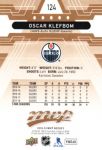 2018-19 Upper Deck MVP #124 Oscar Klefbom
