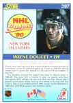 1990-91 Score #397 Wayne Doucet RC