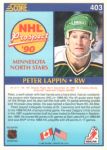 1990-91 Score #403 Peter Lappin RC