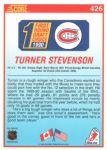 1990-91 Score #426 Turner Stevenson RC