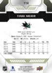 2020-21 Upper Deck MVP #114 Timo Meier