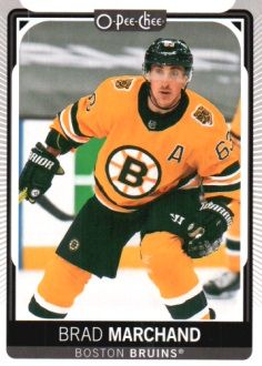 2021-22 O-Pee-Chee #18 Brad Marchand Upper Deck