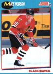 1991-92 Score Canadian Bilingual #389 Mike Hudson
