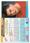 1991-92 Score Canadian Bilingual #428 Dennis Vial