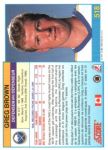1991-92 Score Canadian Bilingual #518 Greg Brown