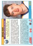 1991-92 Score Canadian Bilingual #628 Brad May