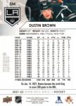 2021-22 Upper Deck #334 Dustin Brown