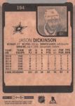 2021-22 O-Pee-Chee #194 Jason Dickinson Upper Deck