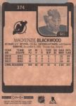2021-22 O-Pee-Chee #374 Mackenzie Blackwood Upper Deck