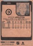 2021-22 O-Pee-Chee #406 Mason Appleton Upper Deck