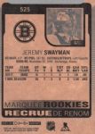 2021-22 O-Pee-Chee #525 Jeremy Swayman RC Upper Deck