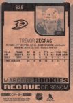 2021-22 O-Pee-Chee #535 Trevor Zegras RC Upper Deck