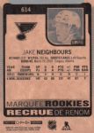 2021-22 O-Pee-Chee #614 Jake Neighbours RC Upper Deck
