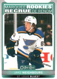 2021-22 O-Pee-Chee #614 Jake Neighbours RC Upper Deck