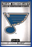 2021-22 O-Pee-Chee Blue #575 St. Louis Blues