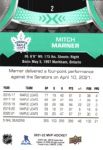 2021-22 Upper Deck MVP #2 Mitch Marner